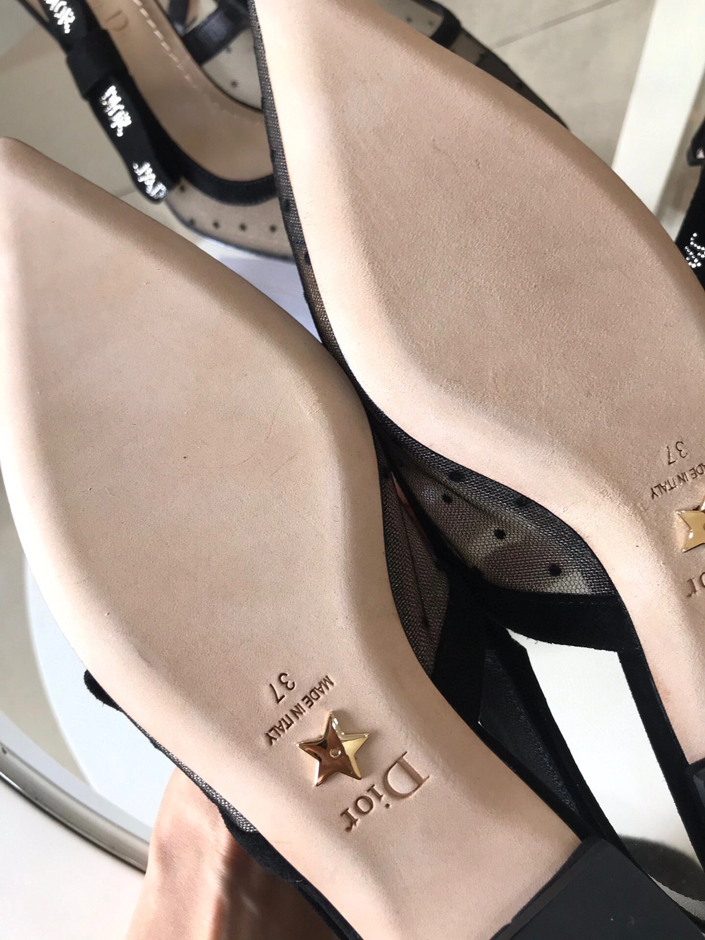 coco-- embroidery Heel height1cm 6.5cm 9.5cm slingback 2colour item : B-X024B25139-2
